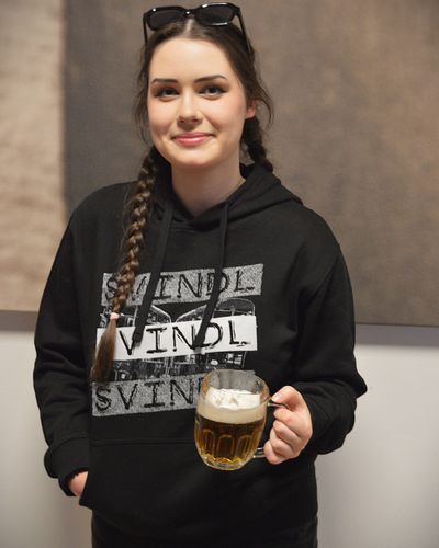 Mikina - šedý vzor